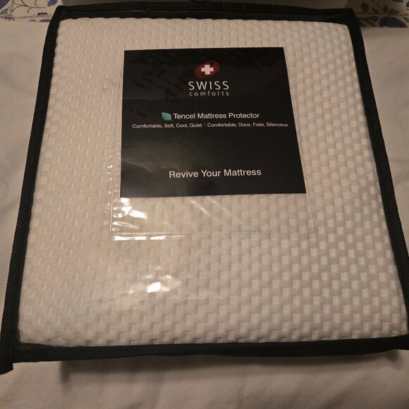 Brand New - Never Used Swiss Comfort Tencel Mattress Protector Full Double - Picture 1 of 4